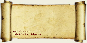 Jasmina Bokan vizit kartica